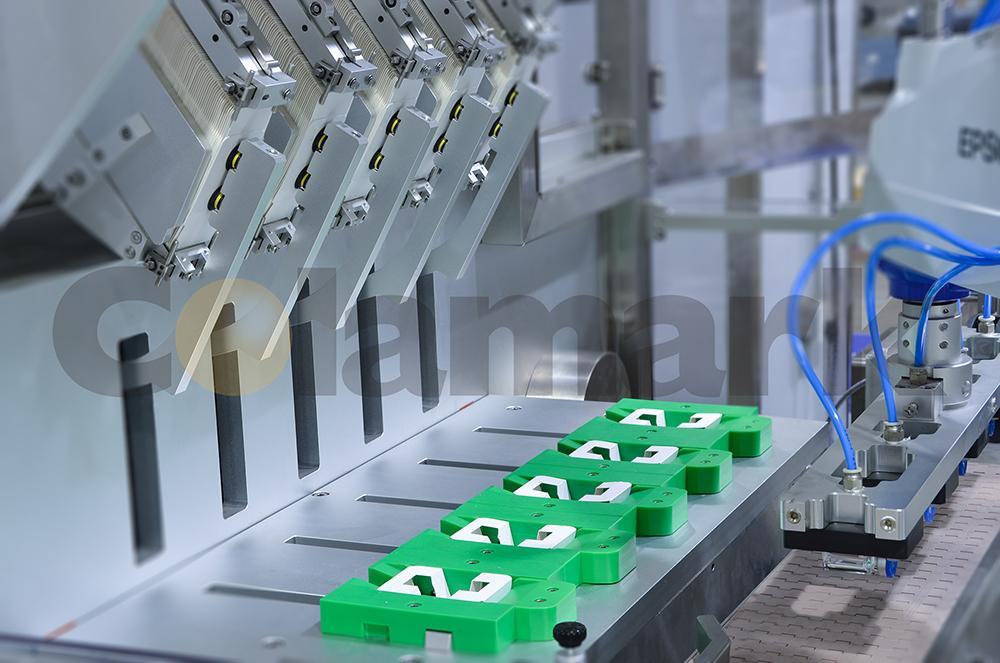 管制瓶自動紙托入托輸送智能系統  